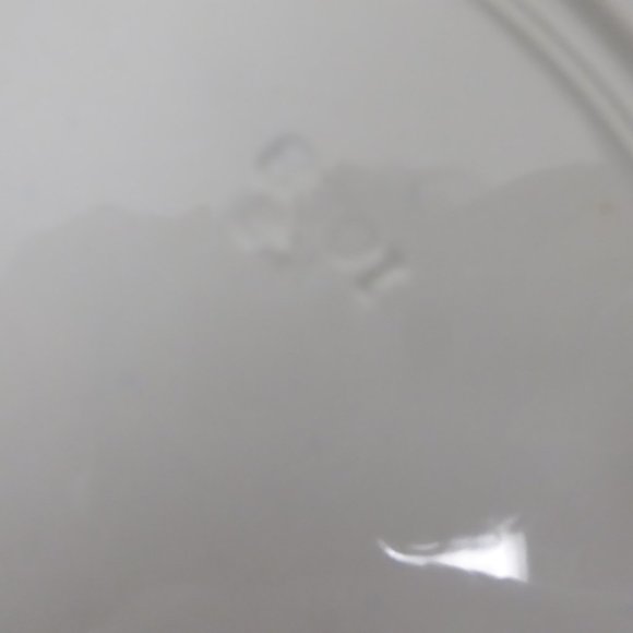 ADAMS WOOD & SONS SEMI PORCELAIN flow blue white antique dinner plate dish 10" - Picture 6 of 8